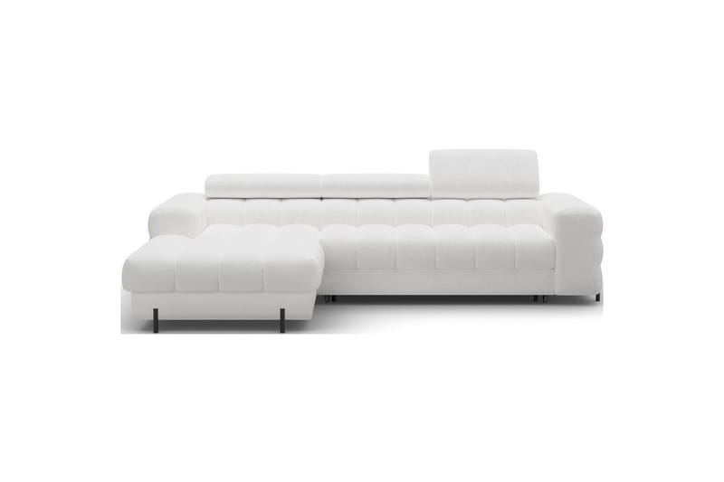 Hjørnesofa Eltap Felro 285x181x93 cm - Royal 01, Hvid, Venstre - Møbler - Sofaer - Sovesofaer