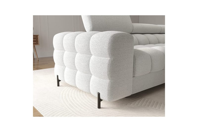 Hjørnesofa Eltap Felro 285x181x93 cm - Royal 03, Grå, Højre - Møbler - Sofaer - Sovesofaer