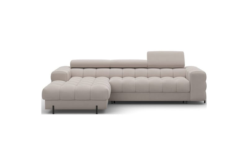 Hjørnesofa Eltap Felro 285x181x93 cm - Royal 18, Beige, Venstre - Møbler - Sofaer - Sovesofaer