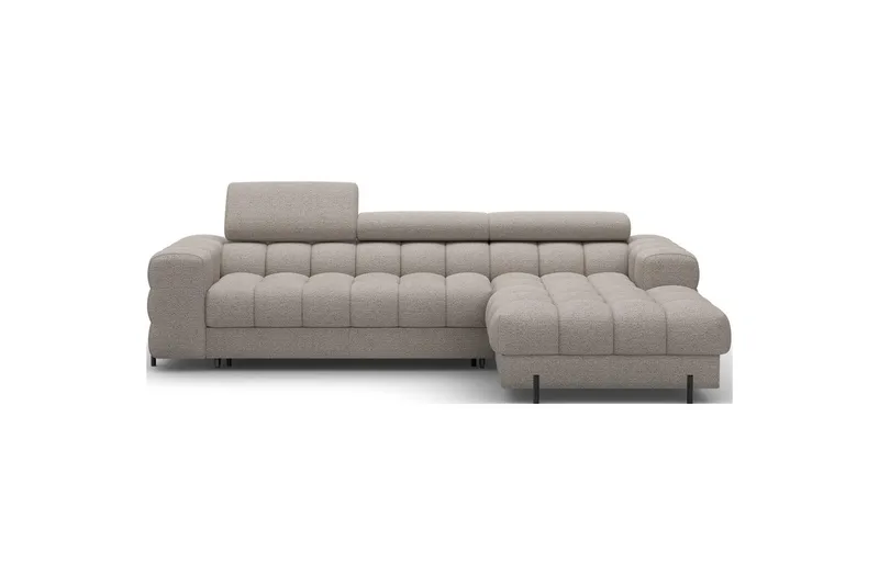 Hjørnesofa Eltap Felro 285x181x93 cm, Royal 20, Beige, Højre