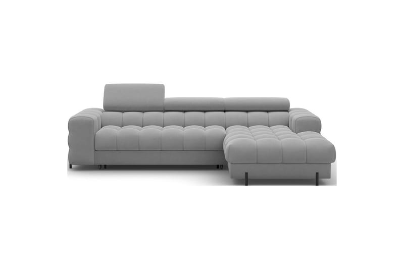 Hjørnesofa Eltap Felro 285x181x93 cm - Sola 04, Grå, Højre - Møbler - Sofaer - Sovesofaer