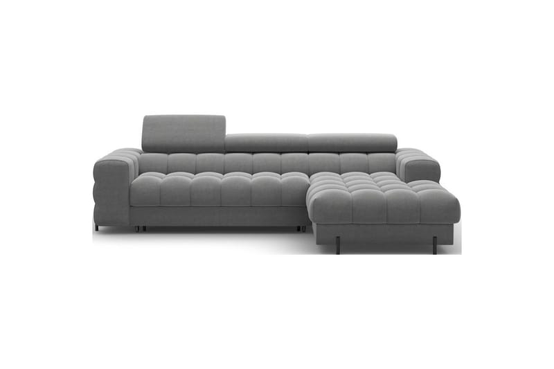 Hjørnesofa Eltap Felro 285x181x93 cm - Sola 06, Mørkegrå, Højre - Møbler - Sofaer - Sovesofaer