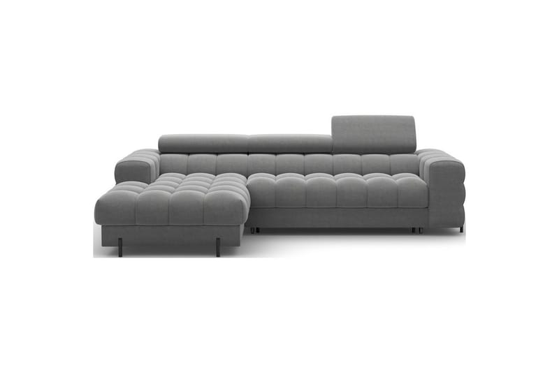 Hjørnesofa Eltap Felro 285x181x93 cm - Sola 06, Mørkegrå, Venstre - Møbler - Sofaer - Sovesofaer