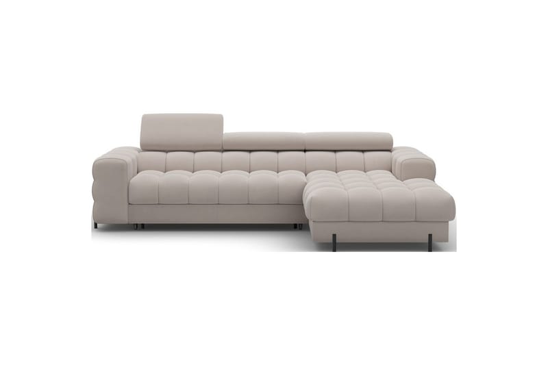 Hjørnesofa Eltap Felro 285x181x93 cm - Sola 18, Beige, Højre - Møbler - Sofaer - Sovesofaer