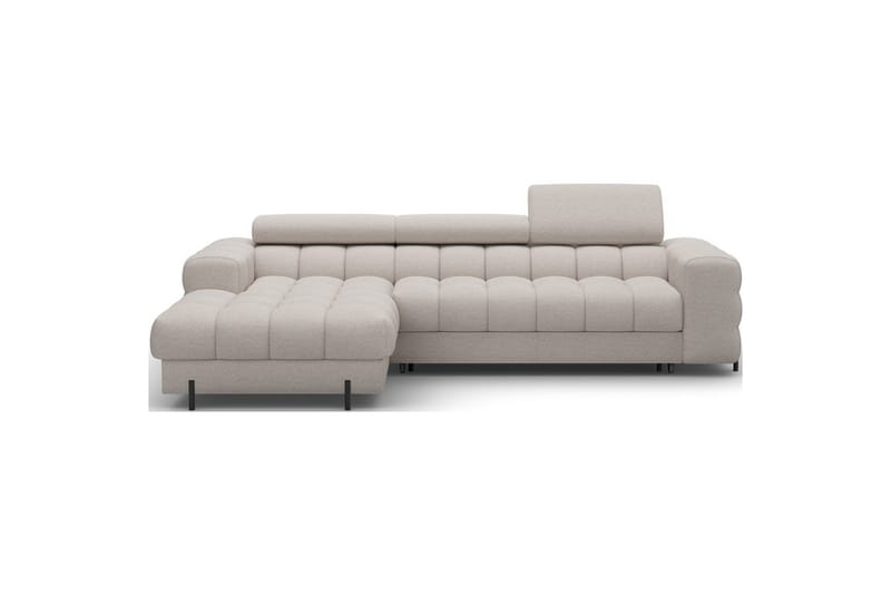 Hjørnesofa Eltap Felro 285x181x93 cm - Sola 18, Beige, Venstre - Møbler - Sofaer - Sovesofaer