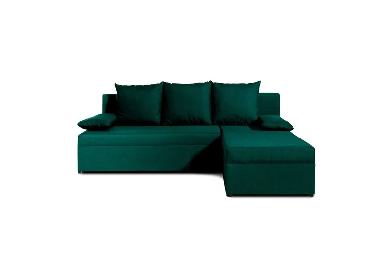 Hjørnesofa Eltap Gino 201x143x90 cm, Nube 35, Grøn