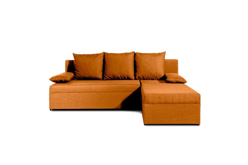 Hjørnesofa Eltap Gino 201x143x90 cm - Nube 45, Gul - Møbler - Sofaer - Sovesofaer