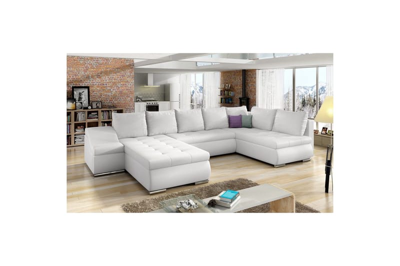 Hjørnesofa Eltap Giovanni 351x82x190 cm - Soft 17, Venstre - Møbler - Sofaer - Sovesofaer