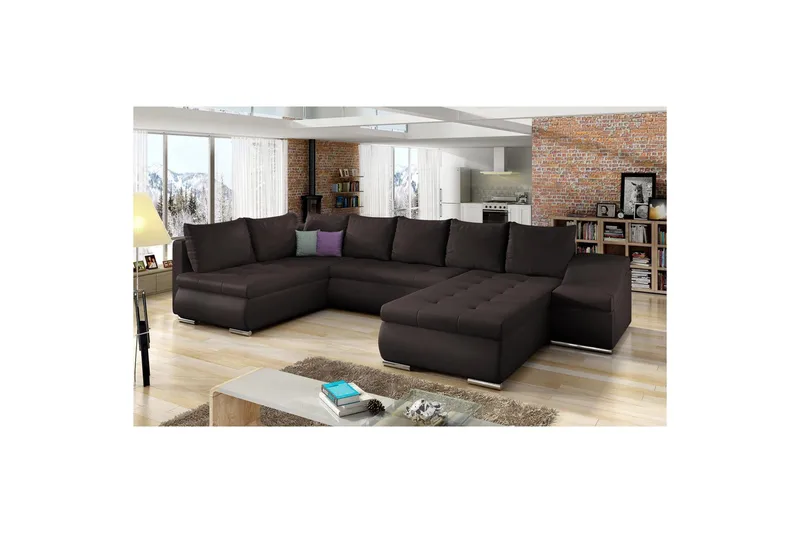 Hjørnesofa Eltap Giovanni 351x82x190 cm, Soft 66, Højre