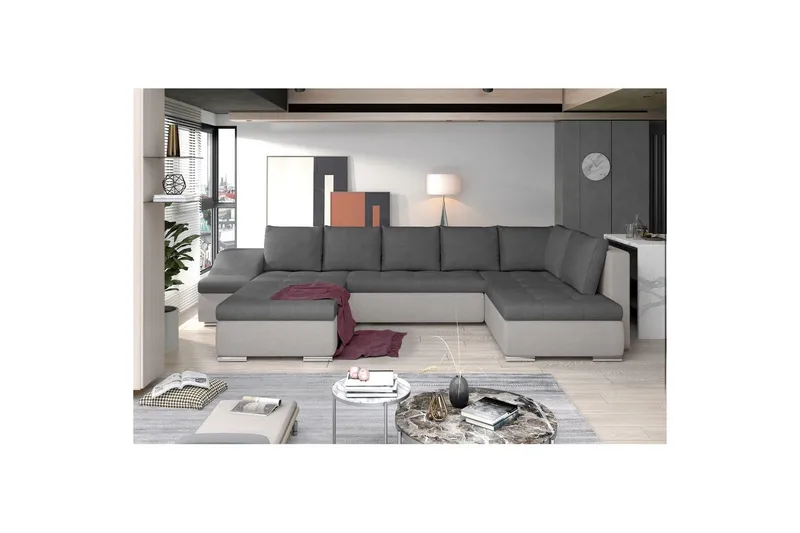 Hjørnesofa Eltap Giovanni 351x82x190 cm - Soro 93, Soro 83, Venstre - Møbler - Sofaer - Sovesofaer