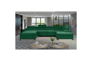 Hjørnesofa Eltap Josette 360x200x92 cm - Kronos 19, Mørkegrøn, Højre - Møbler - Sofaer - Sovesofaer