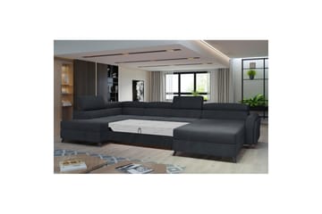 Hjørnesofa Eltap Josette 360x200x92 cm - Monolith 97, Mørkegrå, Venstre - Møbler - Sofaer - Sovesofaer