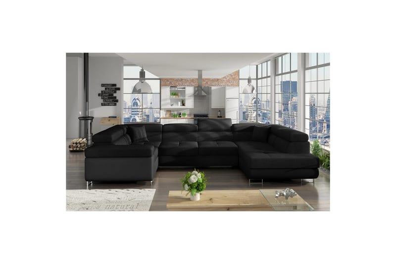 Hjørnesofa Eltap Letto 340x202x90 cm - Sawana 14, Soft 11, Højre - Møbler - Sofaer - Sovesofaer