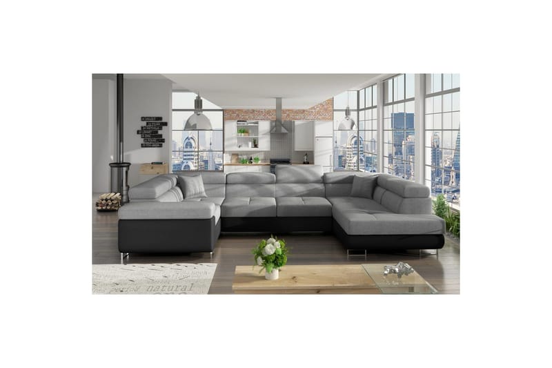 Hjørnesofa Eltap Letto 340x202x90 cm - Sawana 21, Soft 11, Højre - Møbler - Sofaer - Sovesofaer