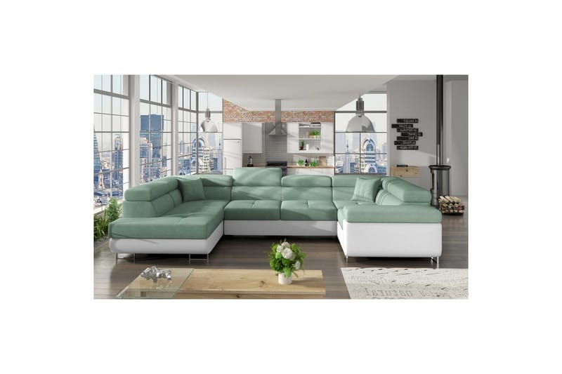 Hjørnesofa Eltap Letto 340x202x90 cm - Soro 34, Soft 17, Venstre - Møbler - Sofaer - Sovesofaer