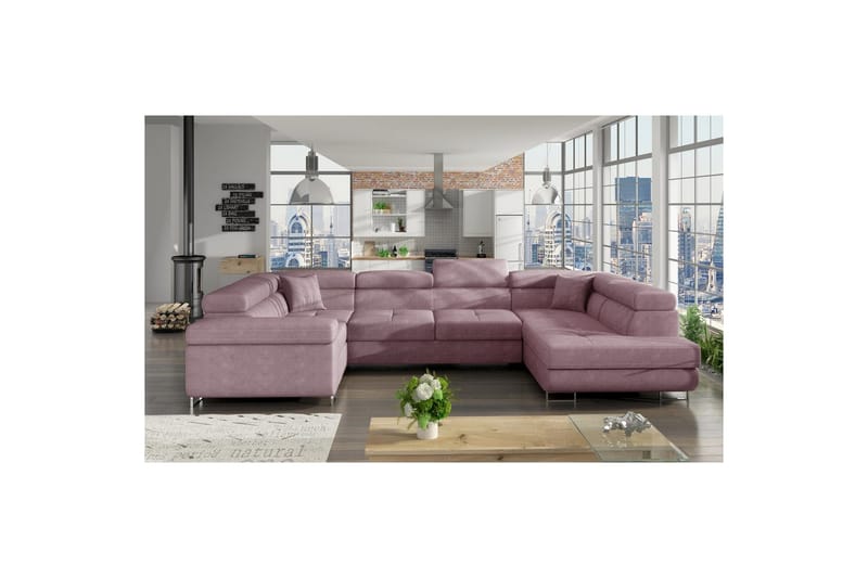 Hjørnesofa Eltap Letto 340x202x90 cm, Soro 61, Højre