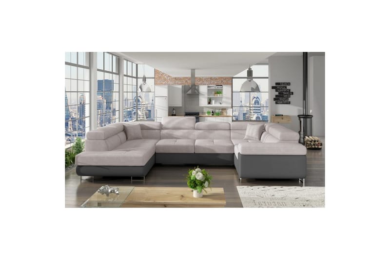 Hjørnesofa Eltap Letto 340x202x90 cm - Soro 83, Soft 29, Venstre - Møbler - Sofaer - Sovesofaer
