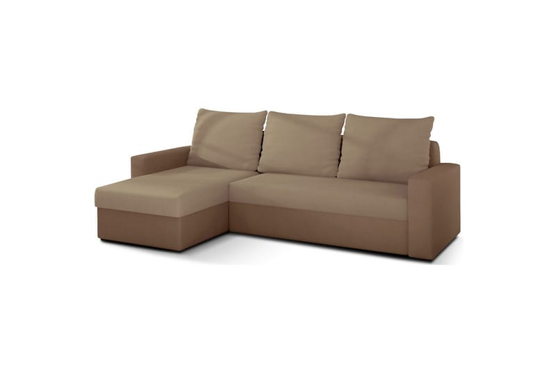 Hjørnesofa Eltap Livio 237x150x72 cm - Alova 07, Alova 66, Beige - Møbler - Sofaer - Sovesofaer
