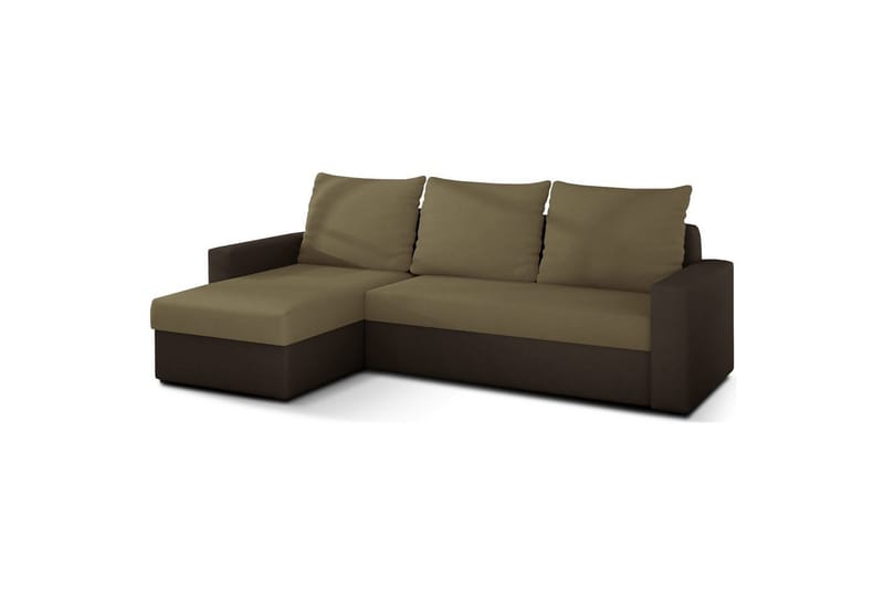 Hjørnesofa Eltap Livio 237x150x72 cm - Alova 07, Alova 67, Beige, Brun - Møbler - Sofaer - Sovesofaer