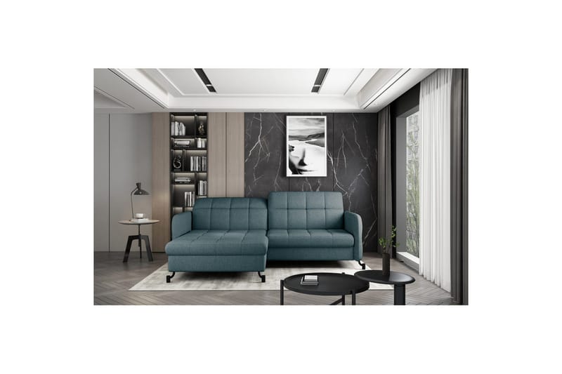 Hjørnesofa Eltap Lorelle 225x160x105 cm - Grande 75, Grøn, Venstre - Møbler - Sofaer - Sovesofaer