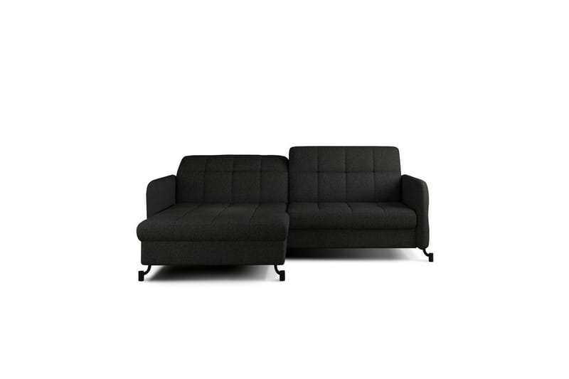 Hjørnesofa Eltap Lorelle 225x160x105 cm, Inari 100, Sort, Venstre