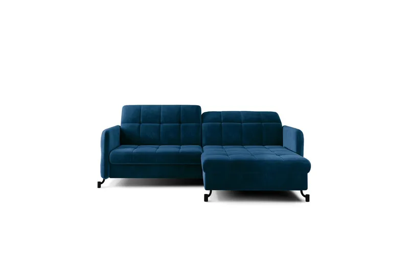 Hjørnesofa Eltap Lorelle 225x160x105 cm - Kronos 09, Mørkeblå, Højre - Møbler - Sofaer - Sovesofaer
