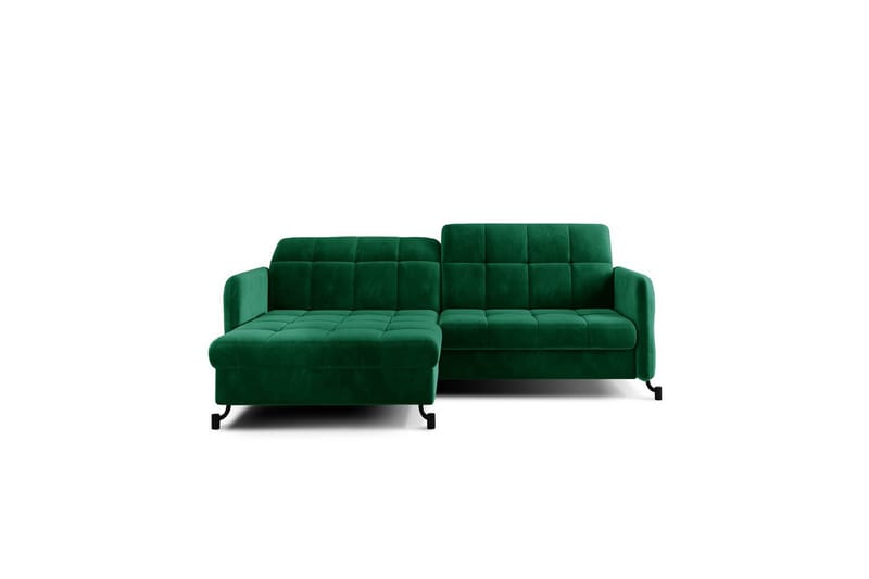 Hjørnesofa Eltap Lorelle 225x160x105 cm - Kronos 19, Mørkegrøn, Venstre - Møbler - Sofaer - Sovesofaer
