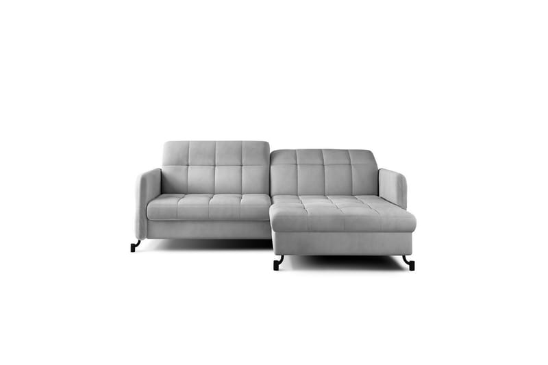 Hjørnesofa Eltap Lorelle 225x160x105 cm, Monolith 84, Lys Grå, Højre