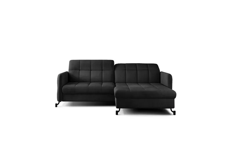 Hjørnesofa Eltap Lorelle 225x160x105 cm - Monolith 97, Mørkegrå, Højre - Møbler - Sofaer - Sovesofaer