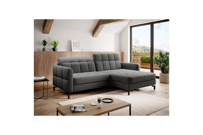 Hjørnesofa Eltap Lorelle 225x160x105 cm - Sawana 21, Højre - Møbler - Sofaer - Sovesofaer