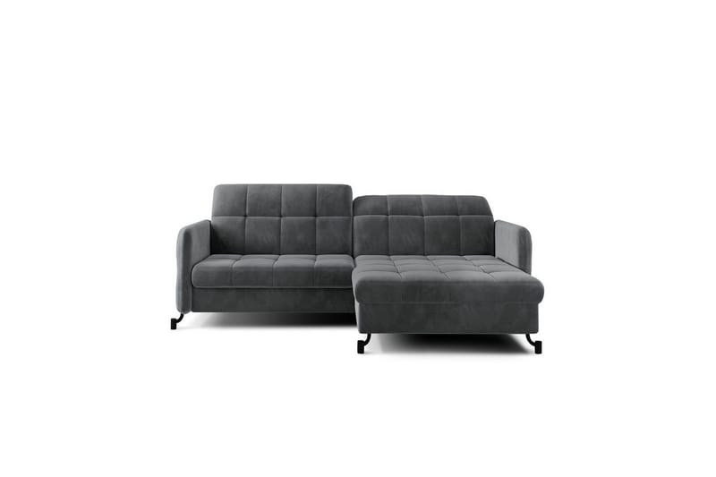 Hjørnesofa Eltap Lorelle 225x160x105 cm - Paros 06, Grå, Højre - Møbler - Sofaer - Sovesofaer