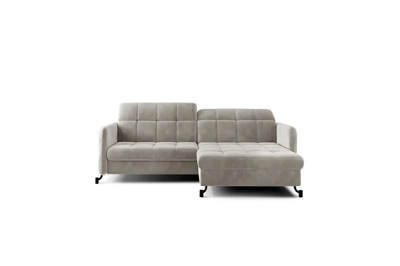 Hjørnesofa Eltap Lorelle 225x160x105 cm - Paros 02, Beige, Højre - Møbler - Sofaer - Sovesofaer