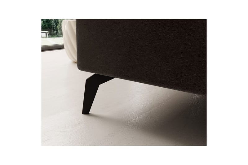 Hjørnesofa Eltap Solange 292x196x84 cm - Mat Velvet 29, Mørkebrun, Højre - Møbler - Sofaer - Sovesofaer