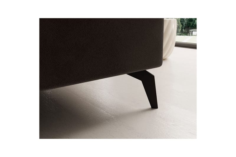 Hjørnesofa Eltap Solange 292x196x84 cm - Mat Velvet 29, Mørkebrun, Venstre - Møbler - Sofaer - Sovesofaer