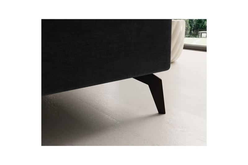 Hjørnesofa Eltap Solange 292x196x84 cm - Monolith 97, Mørkegrå, Venstre - Møbler - Sofaer - Sovesofaer