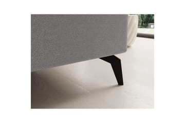 Hjørnesofa Eltap Solange 292x196x84 cm - Omega 02, Grå, Venstre - Møbler - Sofaer - Sovesofaer