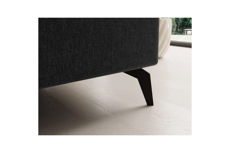Hjørnesofa Eltap Solange 292x196x84 cm - Sawana 14, Sort, Venstre - Møbler - Sofaer - Sovesofaer