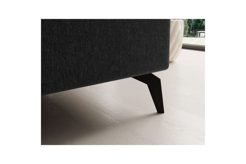 Hjørnesofa Eltap Solange 292x196x84 cm - Sawana 14, Sort, Venstre - Møbler - Sofaer - Sovesofaer