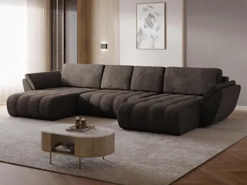 hjørnesofa Faro Lumo 40 - Brun - Møbler - Sofaer - Sovesofaer