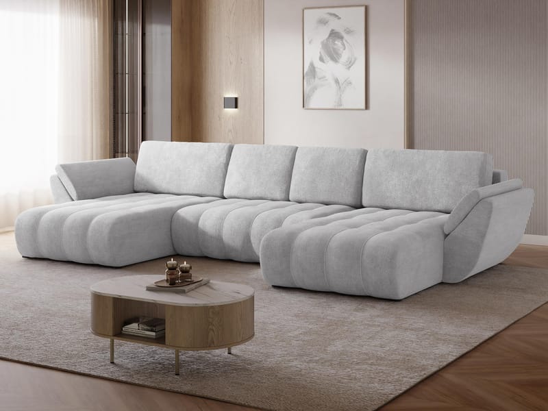 hjørnesofa Faro Lumo 65 - Grå - Møbler - Sofaer - Sovesofaer