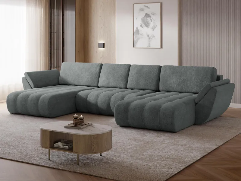 hjørnesofa Faro Lumo 75 - Grå - Møbler - Sofaer - Sovesofaer