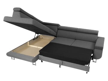 hjørnesofa Fonti Poso 03 Højrevendt - Møbler - Sofaer - Sovesofaer