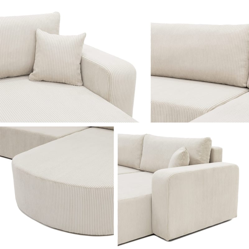 hjørnesofa Hjørnesofa ZERTE Margo 227.09 Højre - Møbler - Sofaer - Sovesofaer