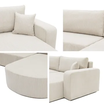 hjørnesofa Hjørnesofa ZERTE Margo 227.09 Venstre - Møbler - Sofaer - Sovesofaer