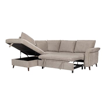 Hjørnesofa HOME4YOU Lindy Lysebrun Venstre hjørne - lysebrun - Møbler - Sofaer - Sovesofaer