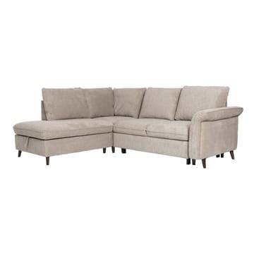 Hjørnesofa HOME4YOU Lindy Lysebrun Venstre hjørne - lysebrun - Møbler - Sofaer - Sovesofaer