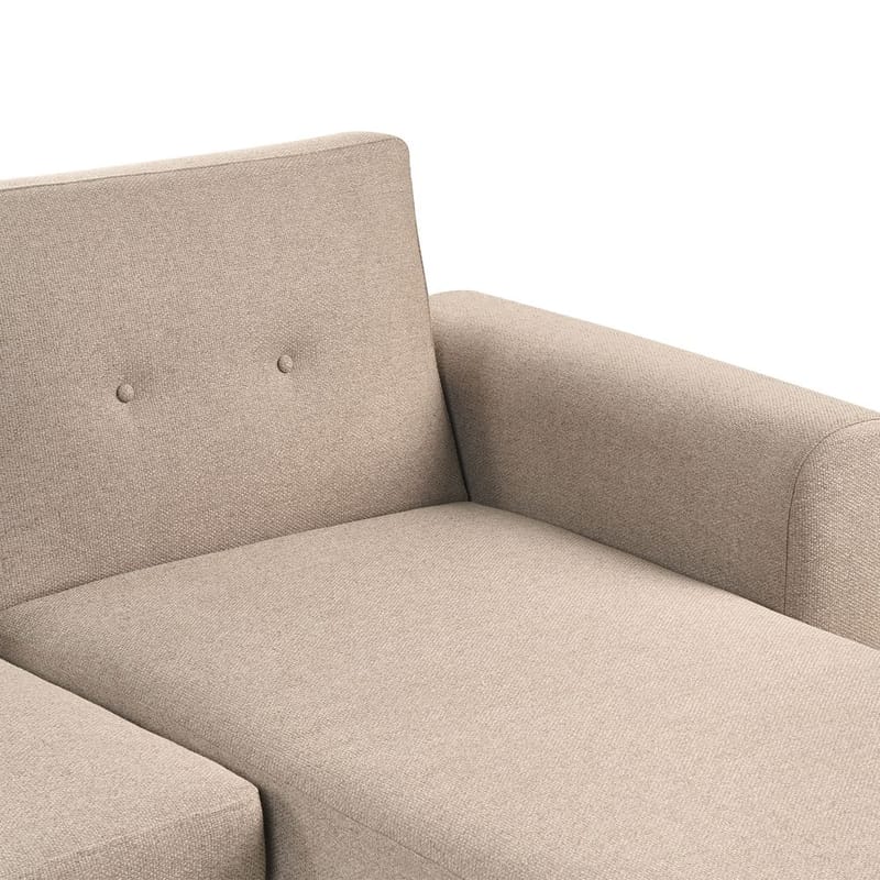 Hjørnesofa Kaarina - Brun, Sort - Møbler - Sofaer - Sovesofaer