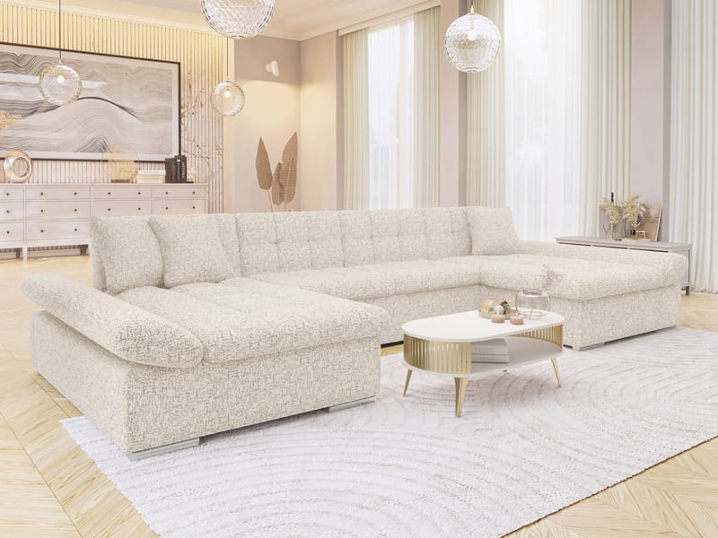 hjørnesofa NO_BRAND Hjørnesofa ALIA Bella 05 - Møbler - Sofaer - Sovesofaer