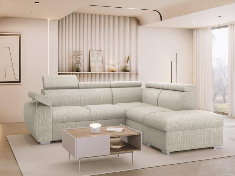 hjørnesofa NO_BRAND Hjørnesofa BOSTON 2 Flow 03 Højre - Møbler - Sofaer - Sovesofaer