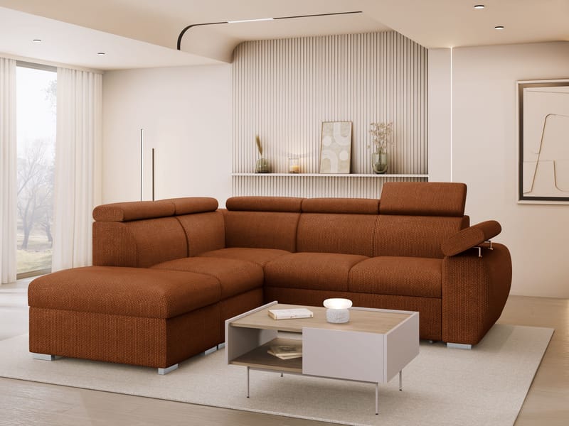 hjørnesofa NO_BRAND Hjørnesofa BOSTON 2 Flow 09 Venstre - Møbler - Sofaer - Sovesofaer